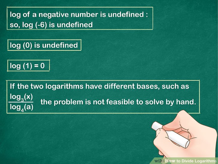 How to Divide Logarithms 11 Steps (with Pictures) wikiHow
