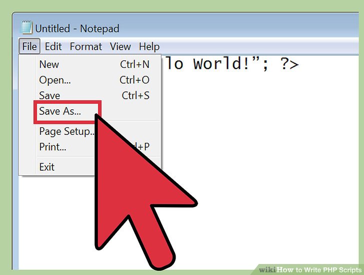 How to Write PHP Scripts (with Pictures) wikiHow