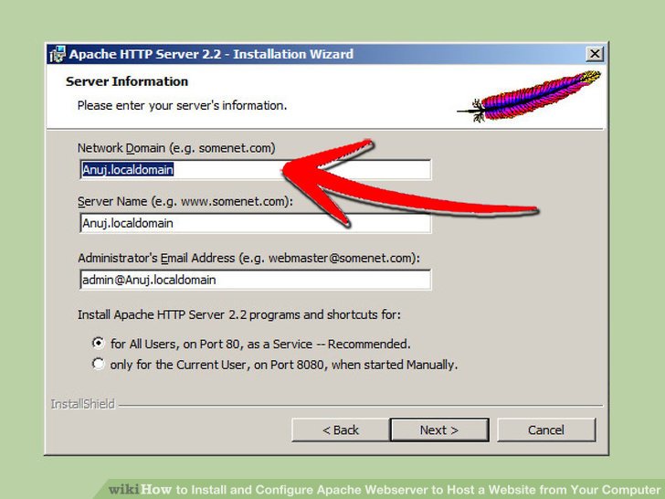How to Install and Configure Apache Webserver to Host a Website from
