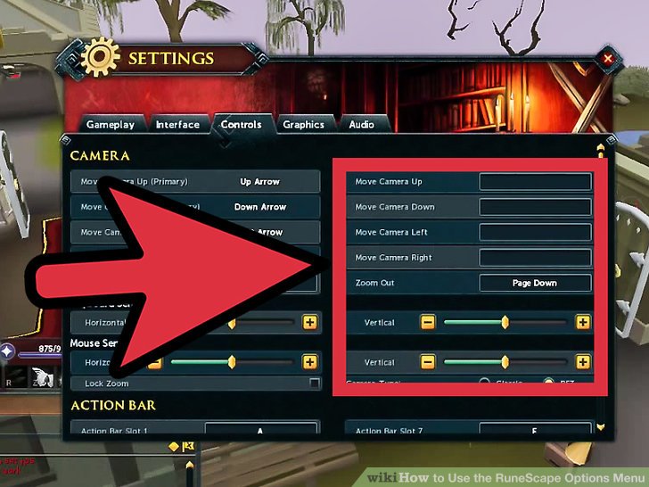How to Use the RuneScape Options Menu 3 Steps (with Pictures)