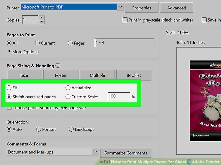 How to Print Multiple Pages Per Sheet in Adobe Reader