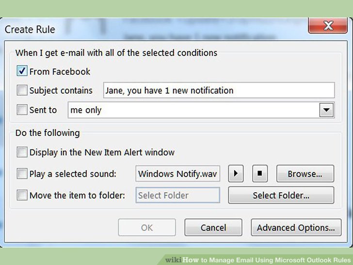 How to Manage Email Using Microsoft Outlook Rules 8 Steps