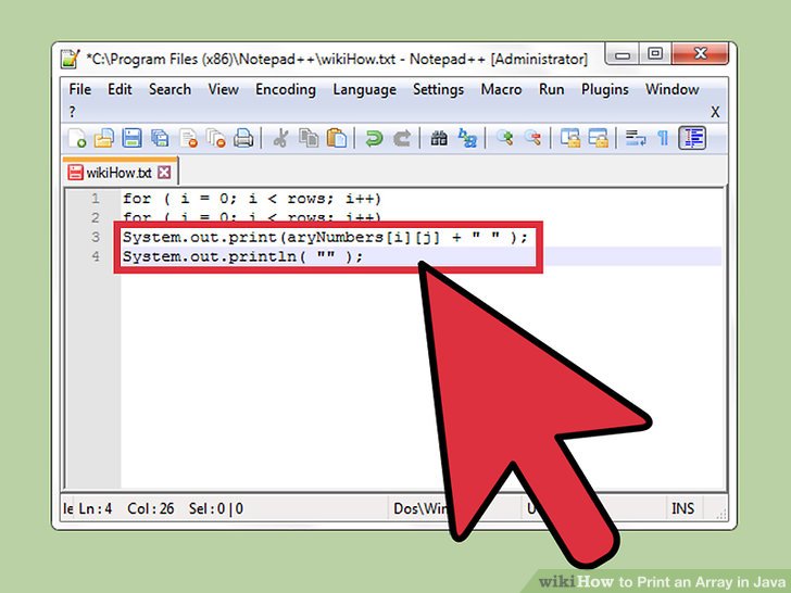 3 Ways to Print an Array in Java wikiHow