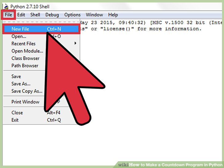 How to Make a Countdown Program in Python wikiHow