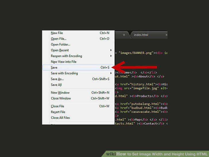 How to Set Image Width and Height Using HTML 4 Steps