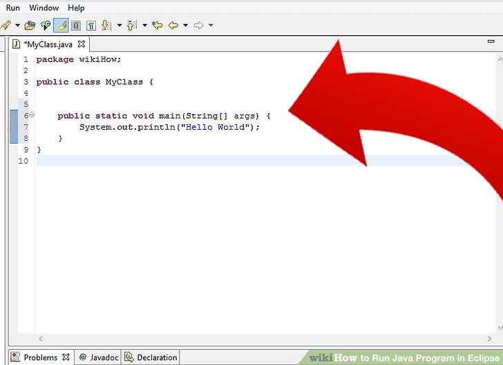 How to Run Java Program in Eclipse 6 Steps (with Pictures)