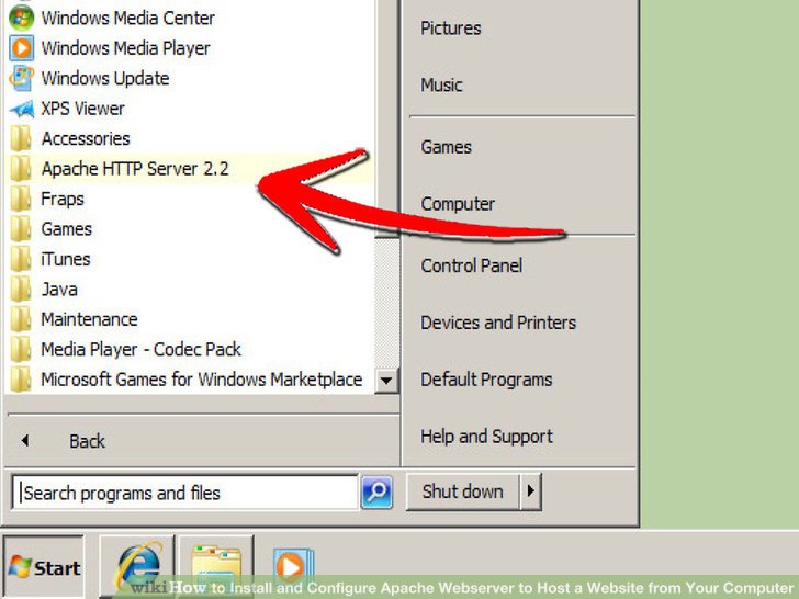 How to Install and Configure Apache Webserver to Host a Website from