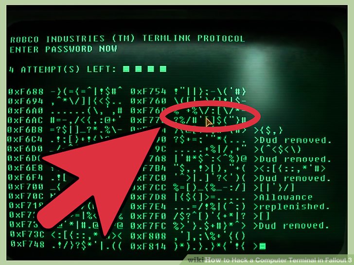 How to Hack a Computer Terminal in Fallout 3 8 Steps