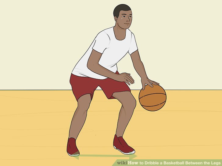 How to Dribble a Basketball Between the Legs (with Pictures)
