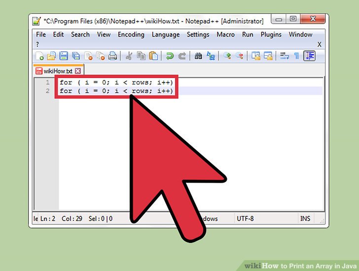 3 Ways to Print an Array in Java wikiHow