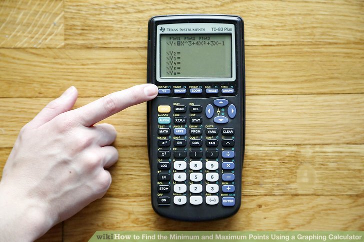 How to Find the Minimum and Maximum Points Using a Graphing Calculator