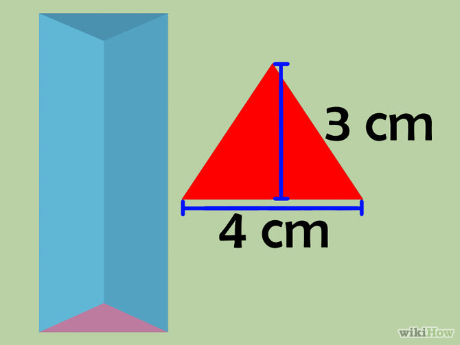 How to Calculate the Volume of a Triangular Prism 4 Steps