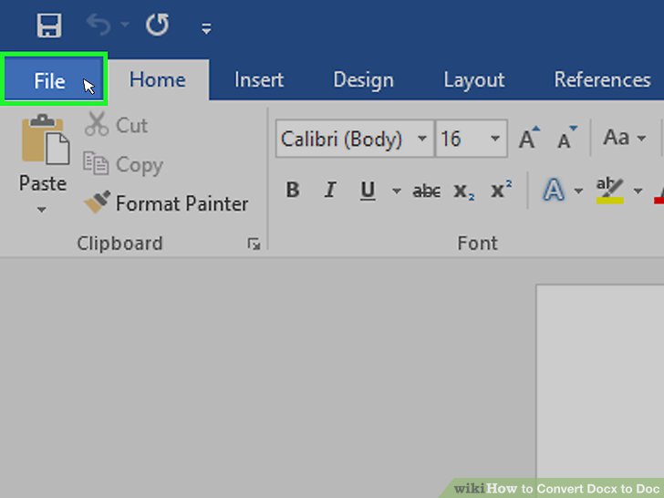 4 Easy Ways to Convert Docx to Doc wikiHow