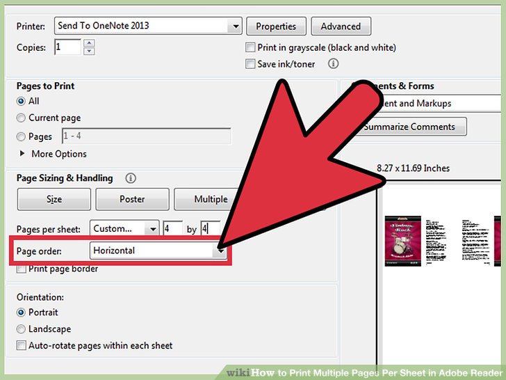 3 Ways to Print Multiple Pages Per Sheet in Adobe Reader wikiHow