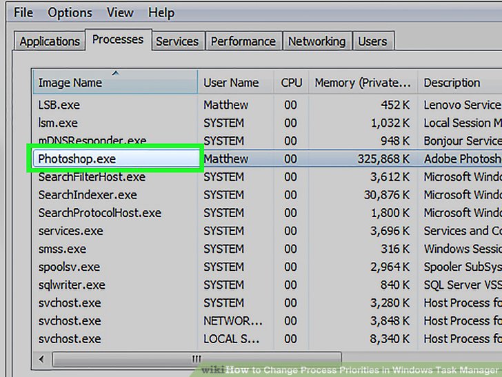 How to Change Process Priorities in Windows Task Manager 7 Steps