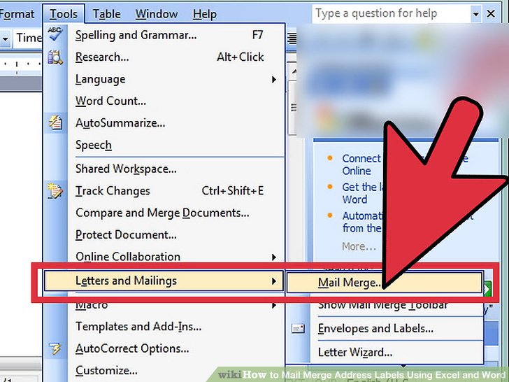 How to Mail Merge Address Labels Using Excel and Word 14 Steps