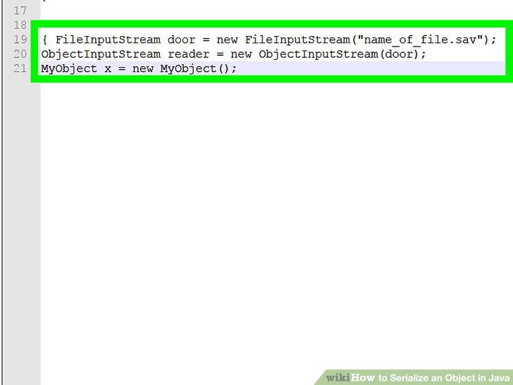 How to Serialize an Object in Java 8 Steps (with Pictures)