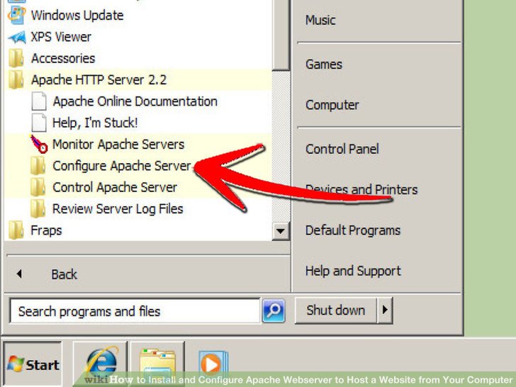 How to Install and Configure Apache Webserver to Host a Website from