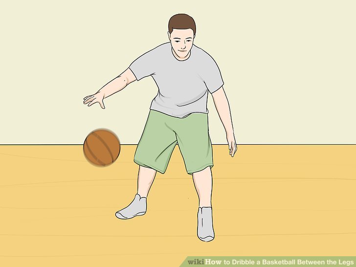 How to Dribble a Basketball Between the Legs (with Pictures)