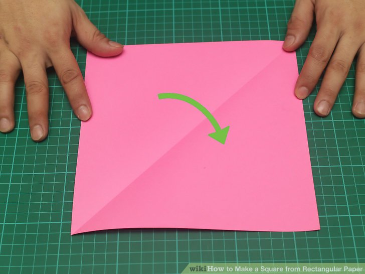 How to make a video square. How to Make a Square from Rectangular Paper: 8 Steps