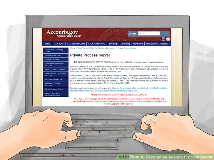 How to an Arizona Process Server (with Pictures) wikiHow