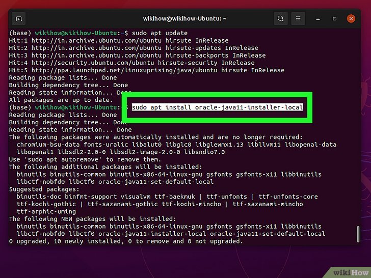 Ubuntu installare Java usando il "Terminale"