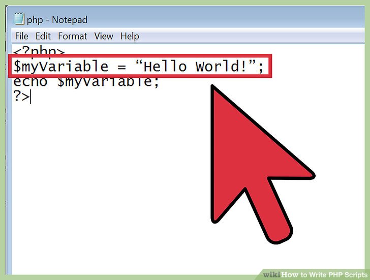 How to Write PHP Scripts (with Pictures) wikiHow