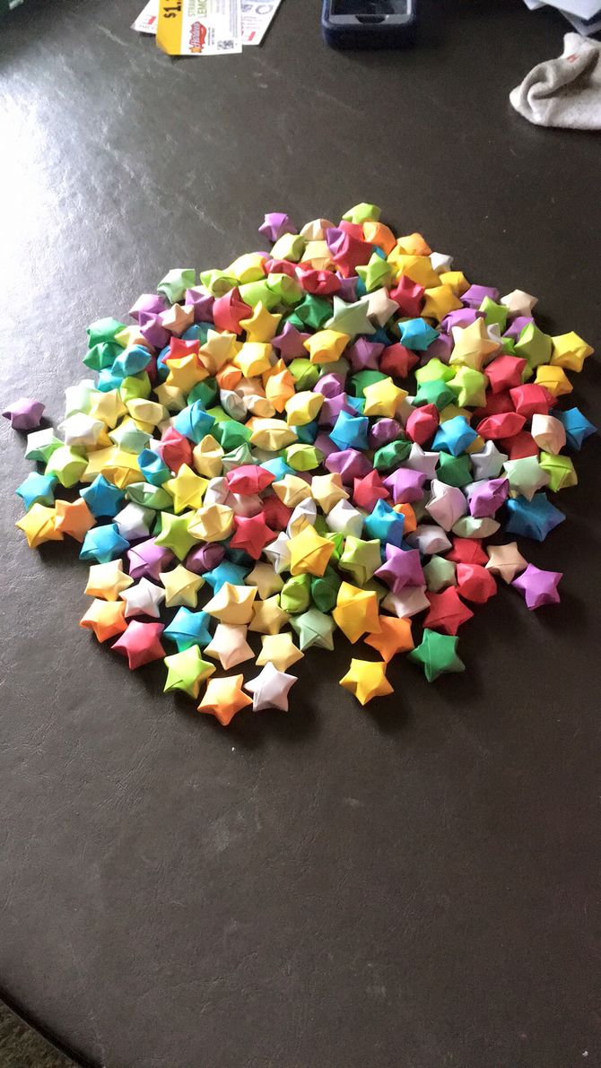 How to Make Lucky Paper Stars 7 Steps (with Pictures) wikiHow