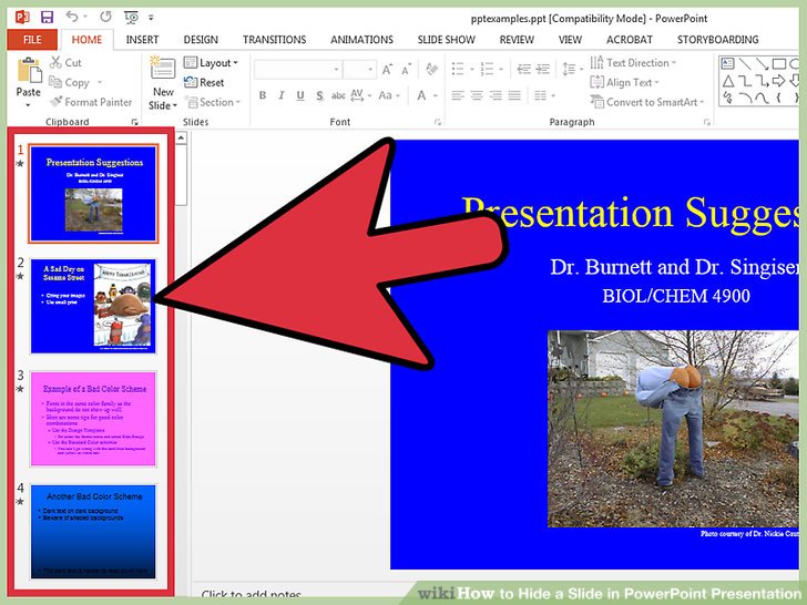 How to Hide a Slide in PowerPoint Presentation 9 Steps