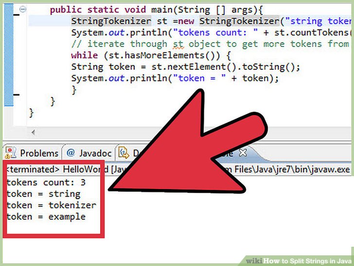 How to Split Strings in Java 3 Steps (with Pictures) wikiHow