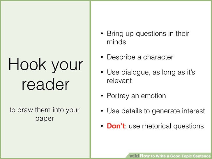 How to Write a Good Hook for Your Essay Ideas How to Write a Good