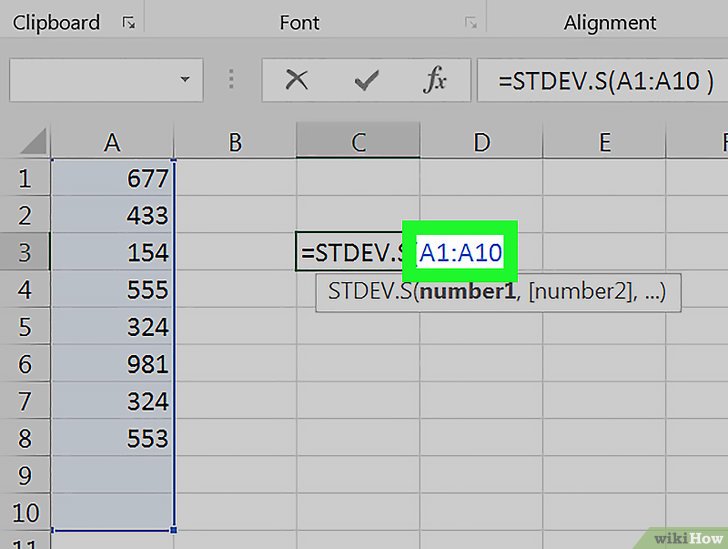 Como Calcular o Desvio Padrão no Excel 7 Passos