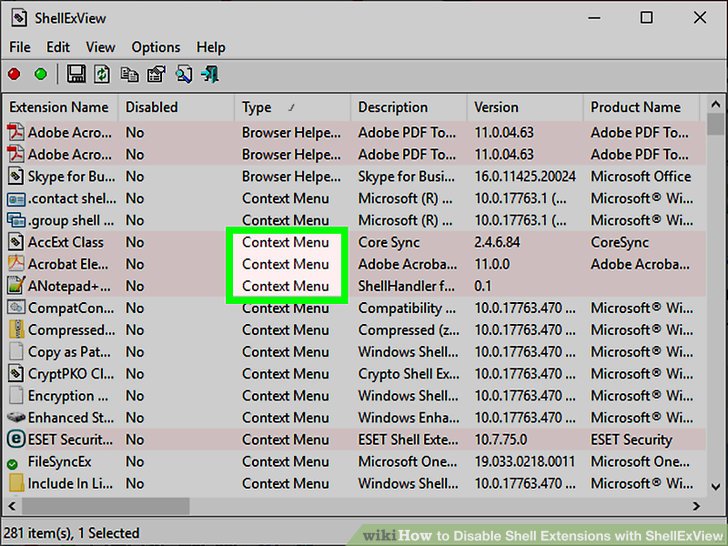 How to Disable Shell Extensions with ShellExView 13 Steps