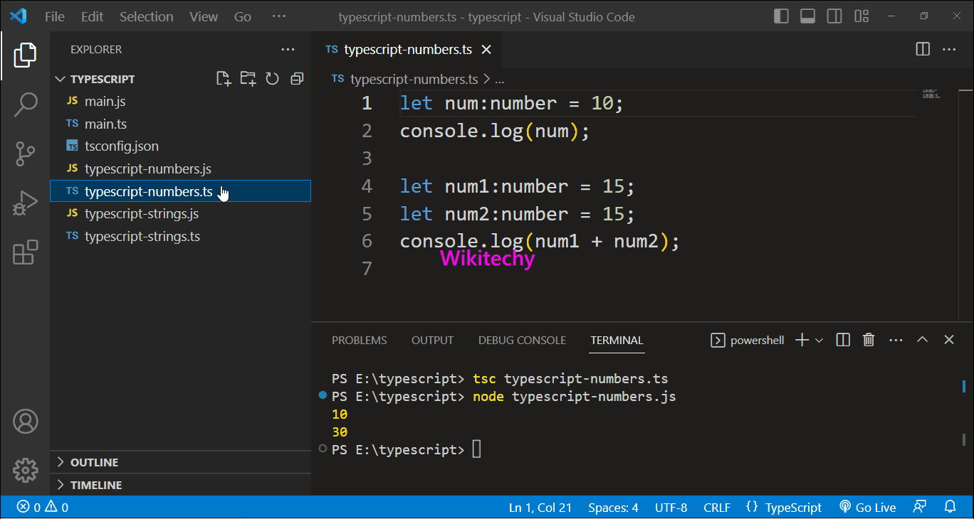 Typescript Tutorial Learn Typescript using StepbyStep Tutorials