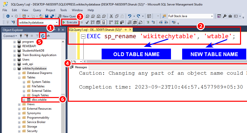 SQL Rename Table How to Rename a Table in SQL