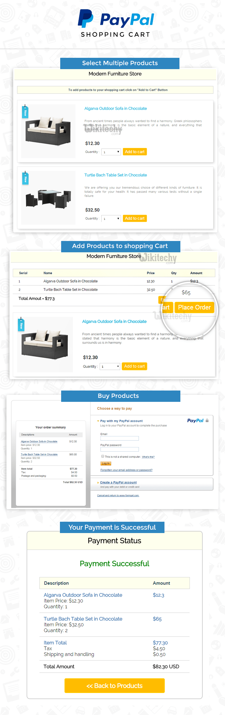 php tutorial PayPal Express Checkout API for Shopping Cart in PHP