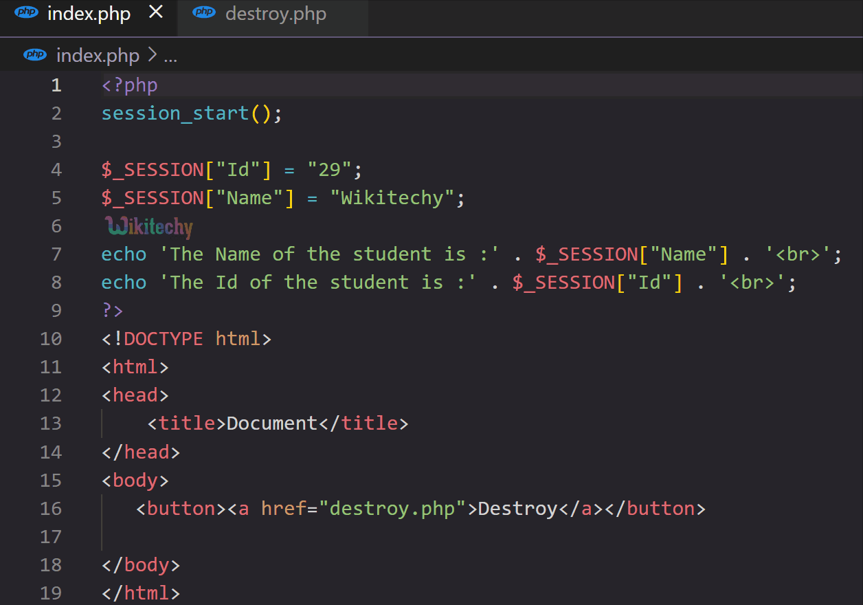 PHP Sessions How to Create, Access and Destroy Sessions in PHP