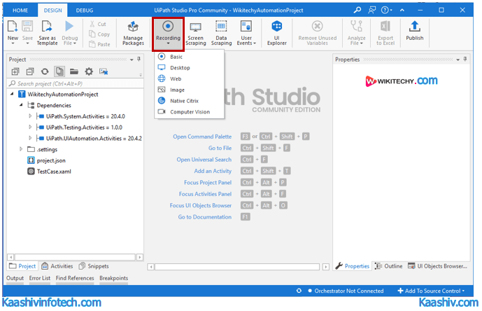 Creating Script in UiPath UiPath Tutorial wikitechy