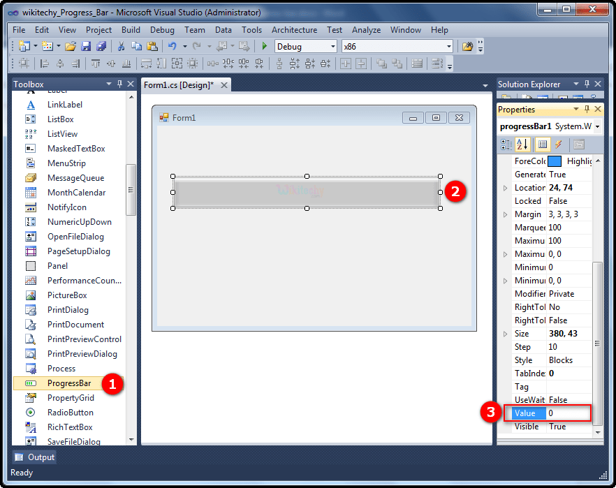 C Progress Bar By Microsoft Award MVP c c tutorial c net Learn in 30sec wikitechy