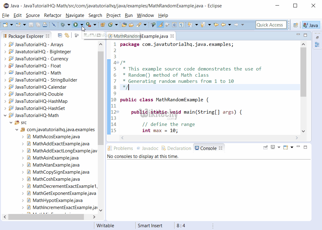 java tutorial Java Math.random() Method By Microsoft Award MVP