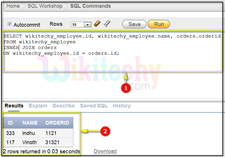 Inner Join Syntax In Oracle Sql Developer The Best Developer Images