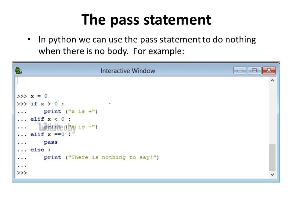 What Is Pass In Python