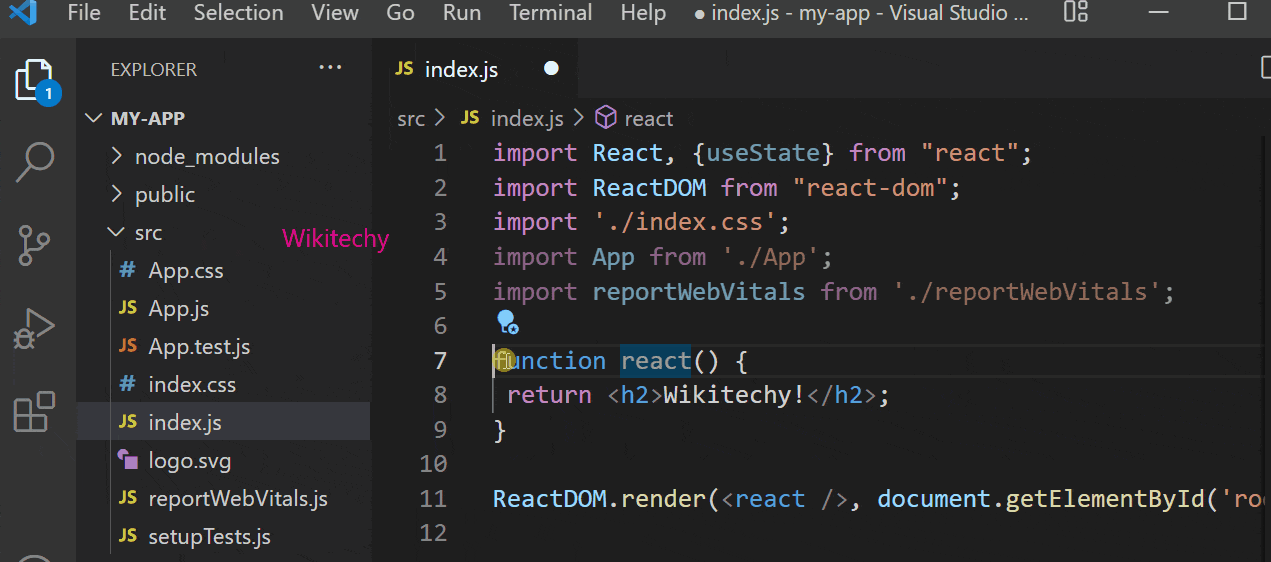 Components in ReactJS ReactJS Components React Tutorial for Beginners wikitechy