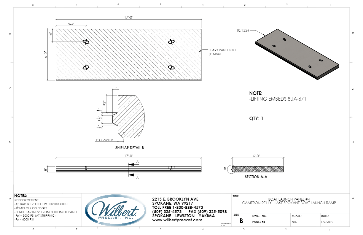 Spokane River Wilbert Precast Inc.