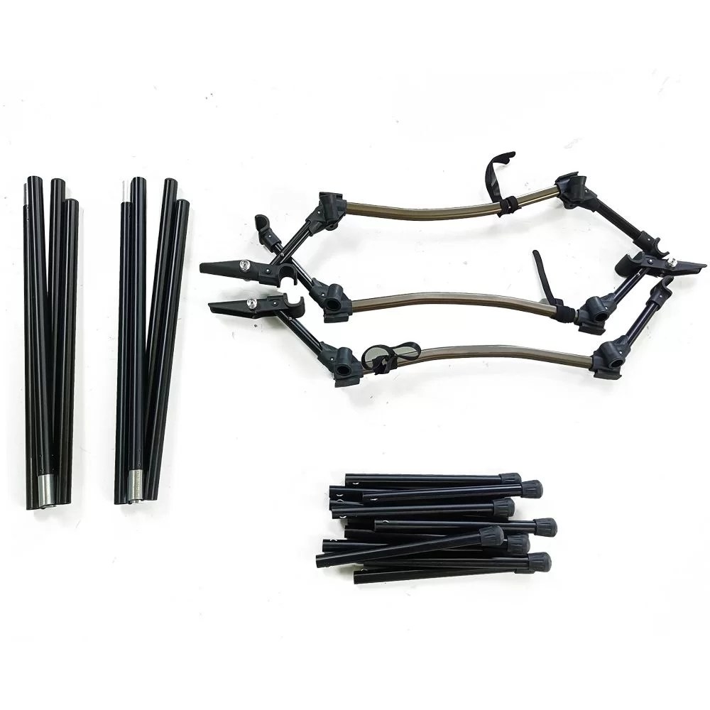 Ultralight Compact Travel Aluminum Camping Cot with Builtin Pump Self