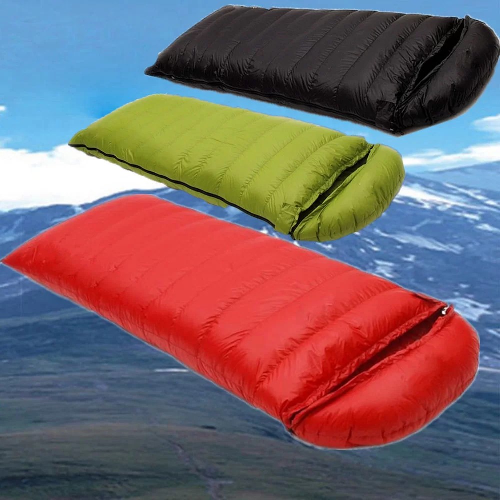 Outdoor Waterproof Heated Thermal Goose Down Sleeping Bag EFNEW