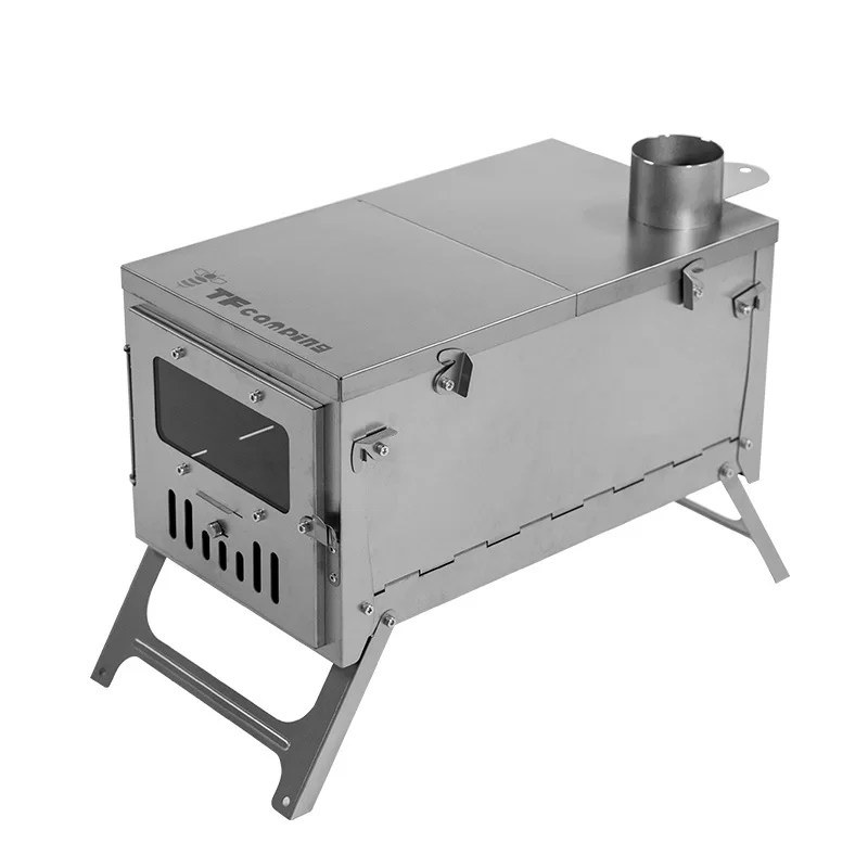 Wildrex titanium ultralight camping outdoor wood stove EFNEW