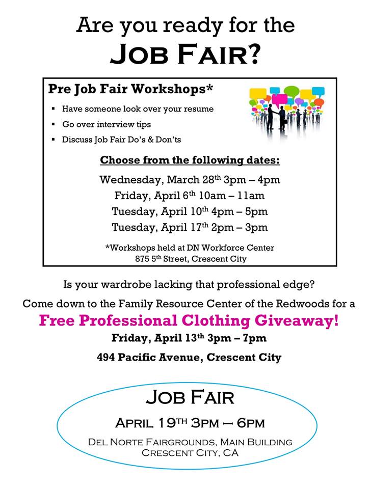 Del Norte Workforce Center Holds Job Fair Wild Coast Compass