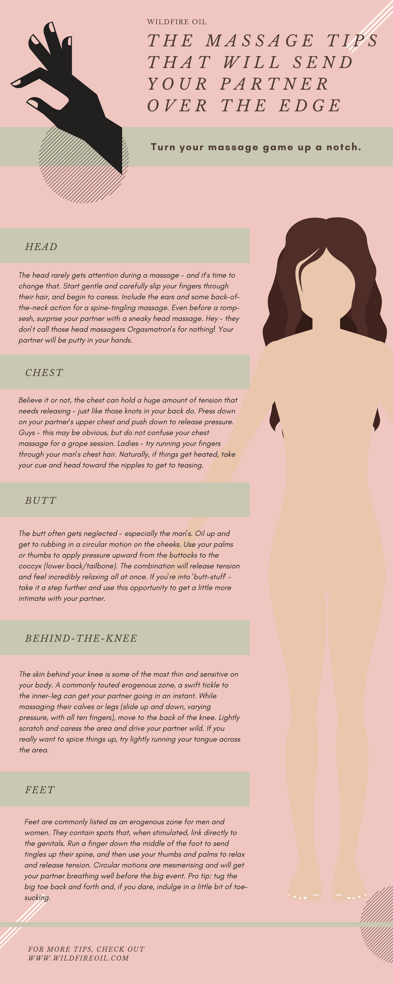 Sensual Massage Tips [Infographic] Wildfire International