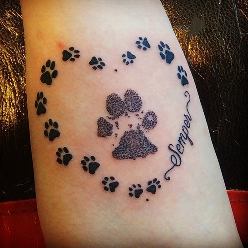 125 Paw Print Tattoo Ideas That Are Aww So Cute! - Wild Tattoo Art 800_x_800_jpg
